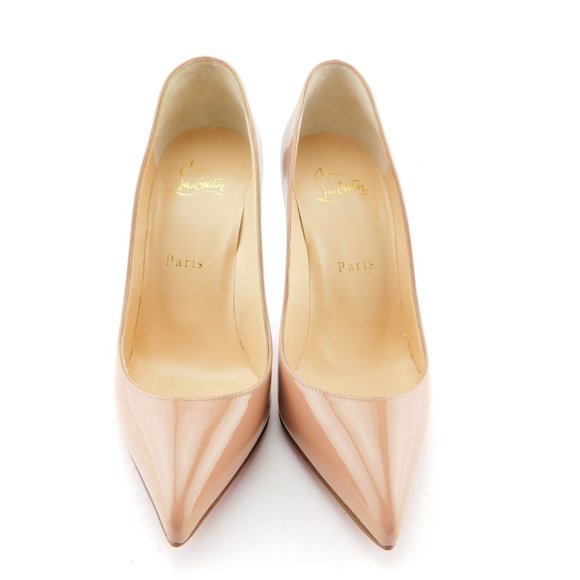 New CHRISTIAN LOUBOUTIN Blush Nude Heel Pumps 36.5 - Picture 3 of 11